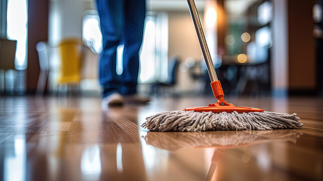 Professional floor cleaning
